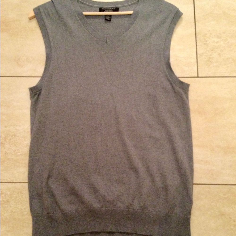 Banana Republic luxury Silk/Cotton blend sweater vest